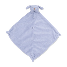 Load image into Gallery viewer, A perfect little security blankie and tagalong for your child. The delicious cashmere-like material is perfect for babies and toddlers to snuggle. Each blankie features a sweet animal head that's easy to grip. It will bring smiles and comfort to your little napper and will likely become a favorite animal friend to take along on many adventures.
Soft and snuggly
100% Polyester microfiber
Machine washable
Measures 13"x13"