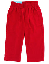 Load image into Gallery viewer, Bailey Boys Christmas Red Cord Pants bring festive warmth and comfort to your little one’s holiday wardrobe. Soft corduroy in vibrant red captures the Christmas spirit, with an elastic waist for toddlers and button-up style for older boys—perfect for joyful gatherings and cozy celebrations!
Sizes 4t & 5 - Elastic Waist
Sizes 6,7,8 - Button Up