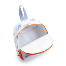 Load image into Gallery viewer, Our Bring It! Lunch bag fits many bento style boxes and it’s compact enough to fit inside our backpacks. The signature 2-way zip design makes it easy to open and the front panel open fully to make a surface to eat on.
Perfect storage for baby bottles too and has an inside mesh pocket for ice packs, love notes and a beverage.
Size: 8"l (base) x 9.5"h x 4"d / 7"l (top)
Signature coated cotton with our thin eco-friendly matte coating
Lined in poly twill with interior mesh pocket
2-way puller on Chunky zip