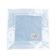 Load image into Gallery viewer, Perfect for cozy comfort wherever you are! This blanket is easy to pack for all your adventures, with the softness and texture your little snuggles is looking for. Your little one will love snuggling up with this portable blanket, feeling the gentle touch of the nibble fur and the silky-smooth satin edge binding. Ideal for adventures, bedtime or just a quiet moment, this blanket is sure to bring comfort and joy, no matter where you go. Let the snuggle travel with you!