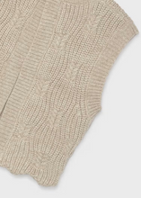 Load image into Gallery viewer, Introducing the Girls Knit Swing Back Sweater Vest from Mayoral—a sophisticated take on a timeless classic. This teen essential features a playful swing back detail that adds movement and modern style to her everyday rotation. Perfect for transitioning into fall, it works equally well for school, weekend outings, or casual gatherings.