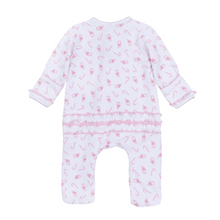 Load image into Gallery viewer, Sweet Peppermint Print Zip Footie