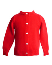 Load image into Gallery viewer, The Carey Cardigan from The Yellow Lamb is a timeless addition to your child's wardrobe, perfect for layering on cooler days. Crafted to complement classic outfits, it offers warmth without compromising style. This essential piece ensures your little ones stay cozy while maintaining a polished, traditional look.