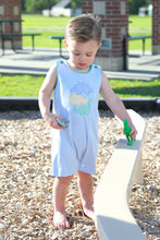 Load image into Gallery viewer, Infant Boys Striped Dinosaur Jon Jon