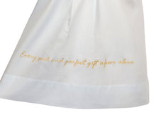 Load image into Gallery viewer, The Genesis Daygown in Blue from The Yellow Lamb offers timeless comfort and style for your newborn’s first moments at home. Crafted with soft, gentle fabric, it ensures your baby stays cozy while looking effortlessly classic. This daygown is the ideal choice to welcome your little one with warmth and elegance.