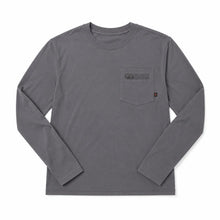 Load image into Gallery viewer, Built for long days and cooler mornings, Finn’s Mayfly Bamboo Long Sleeve Tee delivers exceptional softness in a clean, everyday style. Premium bamboo fabric feels breathable and comfortable against the skin, while a subtle zippered chest pocket adds useful function without clutter. It’s an easy choice for school, the boat, supper, and everything in between.