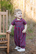Load image into Gallery viewer, Infant Boys James Red Tartan Plaid Longall