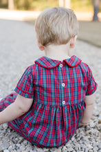 Load image into Gallery viewer, Infant Boys James Red Tartan Plaid Longall