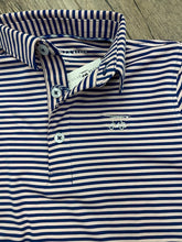 Load image into Gallery viewer, Boy's Pink/Navy Striped Polo