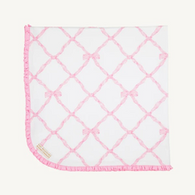 Load image into Gallery viewer, Baby Buggy Blanket in Belle Meade Bow