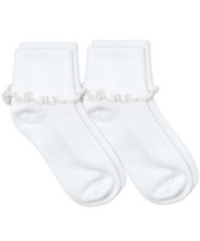 Load image into Gallery viewer, Ripple Edge Smooth Toe Turn Cuff Socks 2 Pair Pack