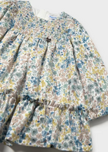 Load image into Gallery viewer, Girls Velvet Fall Floral Dress