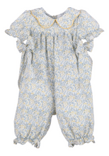 Load image into Gallery viewer, girls fall floral longall romper