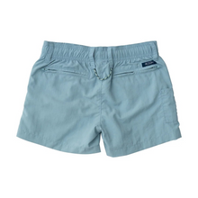 Load image into Gallery viewer, These Boy's Outrigger Performance Shorts in Light Blue are perfect for any active young boy. Made with high-quality performance material, these khaki shorts provide both comfort and durability. Whether he's playing sports or just hanging out with friends, these shorts will keep up with his busy lifestyle.