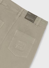 Load image into Gallery viewer, Effortless style meets everyday comfort in these girl wide leg pants from Mayoral. Cut in a warm tan hue, they're designed for the modern tween who values both trend-forward silhouettes and timeless appeal. The relaxed, wide-leg fit offers freedom of movement while maintaining a polished, put-together look—ideal for layering through fall. 