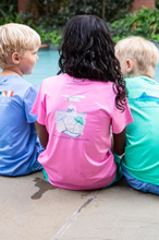 Load image into Gallery viewer, It's no secret that PRODOH Girls Pro Performance Short Sleeve Fishing T-shirt in Fuchsia Pink with Beach Lifeguard artwork sells out super fast! With custom artwork on the back of each performance t-shirt it's no wonder PRODOH tees are a favorite with toddlers, kids, and youth boys and girls. Fabric is UV protective, fast drying, pill-resistant and soft on the skin!! Available in sizes 6 month-youth large 12/14.
UPF 50+ 90% Polyester 10% Lycra
Fast Drying
Pill Resistant
Machine Washable
Designed in the USA
