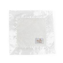 Load image into Gallery viewer, Perfect for cozy comfort wherever you are! This blanket is easy to pack for all your adventures, with the softness and texture your little snuggles is looking for. Your little one will love snuggling up with this portable blanket, feeling the gentle touch of the nibble fur and the silky-smooth satin edge binding. Ideal for adventures, bedtime or just a quiet moment, this blanket is sure to bring comfort and joy, no matter where you go. Let the snuggle travel with you!
         14x1