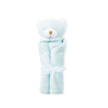 Load image into Gallery viewer, The Angel Dear Lovie Blankie is the perfect lovey blanket for your infant. Available in pink, blue, and white, this sweet blankie features a cuddly bear head or star and is made from the softest material. Your little one will love snuggling with this beloved comfort item.
Machine washable, Measures 13'x13'