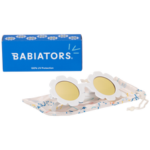 Load image into Gallery viewer, Each pair of sunglasses comes with a microfiber storage bag that doubles as a cleaning cloth to keep your little oneβs shades safe and clean.