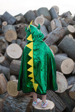 Load image into Gallery viewer, Reversible Dragon/Knight Hooded Cape