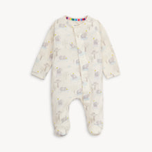 Load image into Gallery viewer, Introducing the Big Love Elephant Pajama Footie from Magnetic Me! Made with soft modal fabric and convenient magnets for easy changes. Cute elephant and chick pattern for any gender. Keep your little one cozy and comfortable with this adorable footie.
