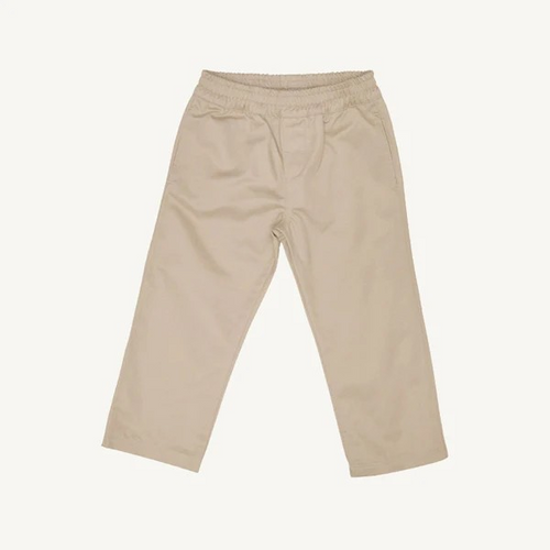 If you love our Sheffield Shorts, you're in luck! Introducing our Sheffield Pants in Keeneland Khaki. This no hassle, dapper style is sure to be a favorite this season! 

Elastic waistband
Two front pockets
One back pocket with embroidered stork