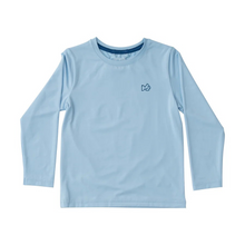 Load image into Gallery viewer, It&#39;s no secret that PRODOH&nbsp;Kids Pro Performance Long Sleeve Fishing T-shirt in Clear Sky Blue Boykin Spaniel&nbsp;artwork sells out super fast! With custom artwork on the back of each performance t-shirt it&#39;s no wonder PRODOH tees are a favorite with toddlers, kids, and youth boys and girls. Fabric is UV protective, fast drying, pill-resistant and soft on the skin!! Available in sizes 4t- 12/14.

UPF 50+ 90% Polyester 10% Lycra
Fast Drying
Pill Resistant
Machine Washable
Designed in the USA and Importe
