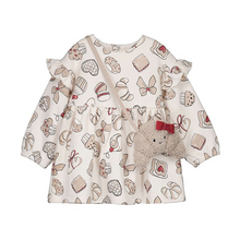 Load image into Gallery viewer, Sweet Treats Dress with Croissant Purse

