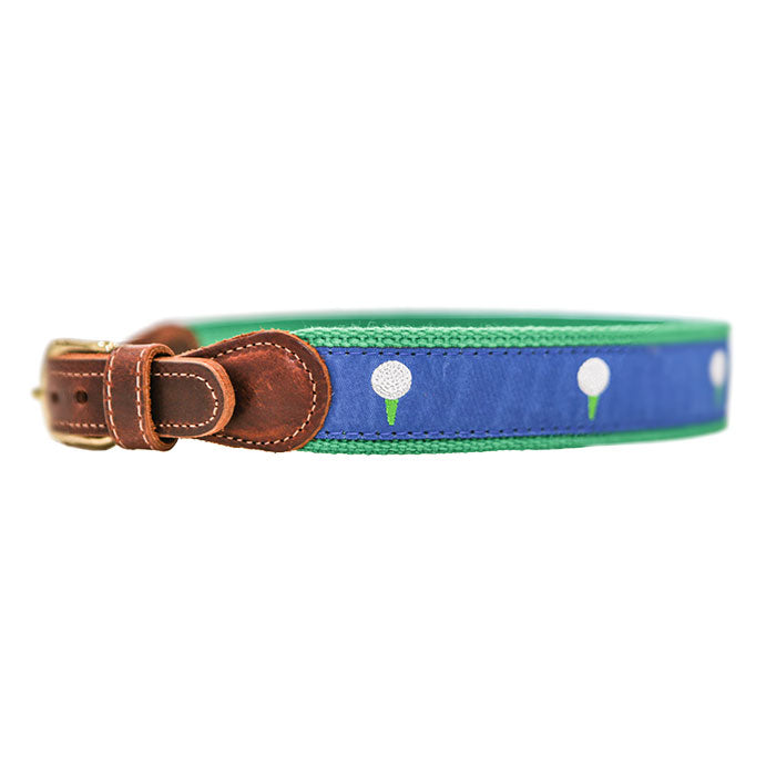 Elevate your boy’s style with the Golf Tee Boys Belt by J. Bailey. This woven belt showcases charming nylon golf tee patterns against a royal blue background, paired with a sleek leather and gold closure for a timeless look. Perfect for adding a classic touch to any outfit, it’s a durable and stylish accessory designed to complement your young gentleman’s wardrobe effortlessly.

Buddy Belt Sizing:

Small 20