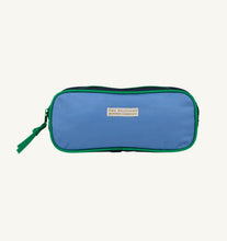 Load image into Gallery viewer, Peyton Pencil Pouch in Barbados Blue/Beale Street Blue
