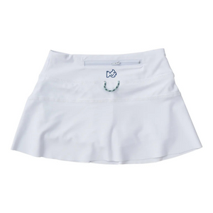 The PRODOH Toddler and youth girls Tennis Twirl Skort in Bright White is sure to make an impression on and off the court! Girls will enjoy the shorter and simple pull on style with plenty of stretch for comfort and quick changes. Lightweight performance skorts are also pill resistant with UV protection. Pair with a PRODOH performance fishing tee, hoodie or girls sleeveless pro performance polo. Runs large so size down!

UPF 50+ 85% Polyester 15% Lycra
Pill and Fade Resistant
Pull on Style Skort with Comfort