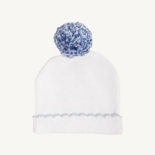 The most precious hat in all the lands is here! Who needs the hat the hospital gives you when you have this sweet knit hat to keep baby warm. This is a must have for your newest bundle of joy! Sizing is 0-3m.