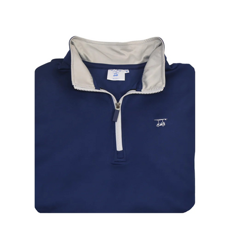 Keep your child cozy and stylish with our medium-weight quarter zip, perfect for 40 to 50-degree days. Made with 10% spandex and 90% polyester, it offers a soft, stretchy feel that's gentle on their skin. Features include handy front pockets and banded cuffs on the bottom and sleeves for a snug fit. Ideal for active kids on the go.