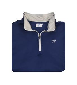 Keep your child cozy and stylish with our medium-weight quarter zip, perfect for 40 to 50-degree days. Made with 10% spandex and 90% polyester, it offers a soft, stretchy feel that's gentle on their skin. Features include handy front pockets and banded cuffs on the bottom and sleeves for a snug fit. Ideal for active kids on the go.