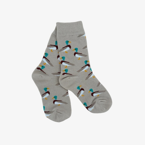 Boys Classic Tan Mallard Duck Sock