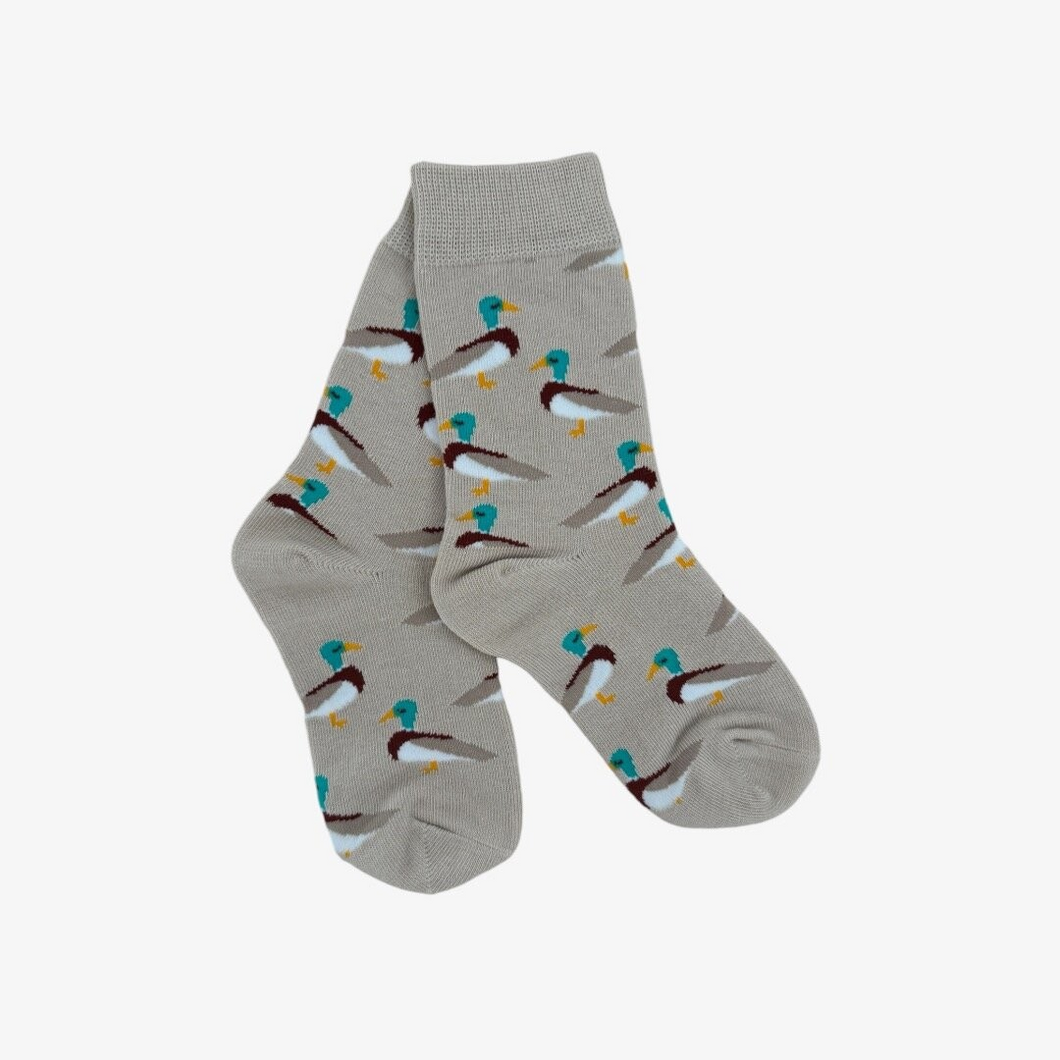 Boys Classic Tan Mallard Duck Sock