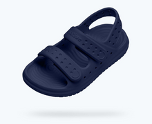 Load image into Gallery viewer, Your adventurer is ready to take on anything in this extra cushioned, water-friendly sandal. Chase is entirely made from one piece (no glue needed) for added durability and comes with two adjustable straps and a grippy tread to keep tiny feet secure as they explore on land and by the water.
