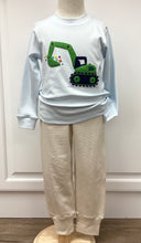 Load image into Gallery viewer, Boy’s Green Digger Appliqué Pant Set

