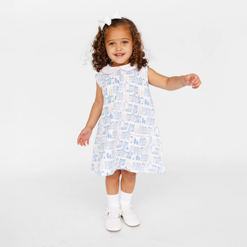 The Dutch Row Sleeveless Pocket Twirl Dress combines elegance and playful charm, making it ideal for everyday adventures, imaginative play, and joyful occasions.  
Classic and charming style.
Perfect for playtime, parties, and special moments