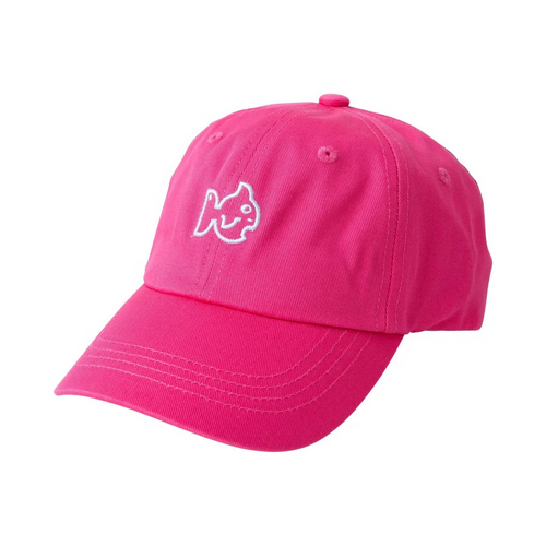 Elevate her style with the Girls Fuchsia Pink Prodoh Hat, featuring the iconic Prodoh fish logo for a timeless look. Its vibrant fuchsia shade adds a bold pop of color, while the adjustable fit ensures comfortable wear for growing heads. Perfect for outdoor adventures or casual days, this hat combines playful charm with practical design.