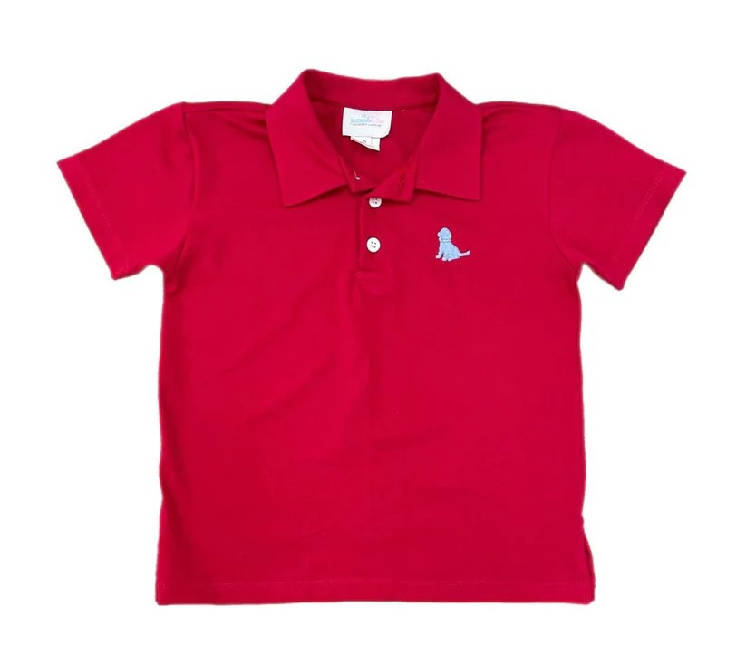 Get your son ready for Summer with this Boys White Polo featuring a cute light blue puppy logo from James & Lottie. Made for boys of all ages, it pairs perfectly with any shorts for a stylish and adorable outfit. Perfect for any Summer celebration or casual day out!