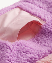 Load image into Gallery viewer, Magnetic Me’s Pink Colorblock Sherpa Girls Magnetic Jacket is designed with magnetic closures that fasten in a flash. For warmth without the bulk, it’s made from fluffy sherpa fleece and is lined with soft organic cotton. A roomy hood and front pockets keep little ones adorably, comfortably toasty.

