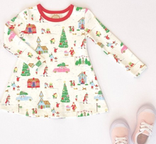 Load image into Gallery viewer, Make The Season Bright Polly Play Dress
