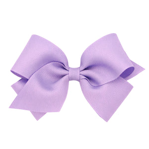 This light purple grosgrain bow from Wee Ones is a timeless addition to any little girl's wardrobe this spring. Available in various sizes, it adds the perfect touch of charm to any outfit.