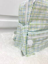 Load image into Gallery viewer, Mini Backpacker Green Plaid From TRVL Design
