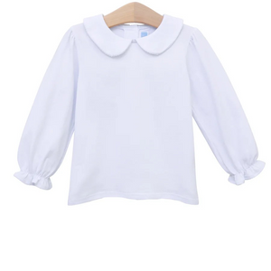 Girls Peter Pan Collar Shirt