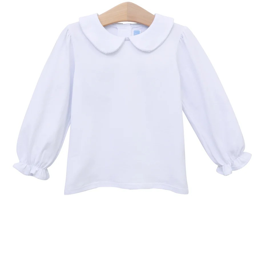 Girls Peter Pan Collar Shirt