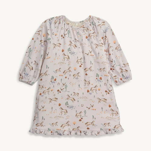 Born to Run Right Fit Nightgown from Magnetic Me. Easy-to-dress magnetic nightgowns with unbeatable softness and comfort for sleep. 

The RightFit™ long sleeve Nightgown features magnetic closures at the neck, allowing the gown to slip easily over the head—which also helps your kids develop a can-do attitude toward dressing themselves. Crafted in our revolutionary, naturally flame resistant fabric without the use of toxic chemicals, RightFit™ is breathable and oh-so soft.