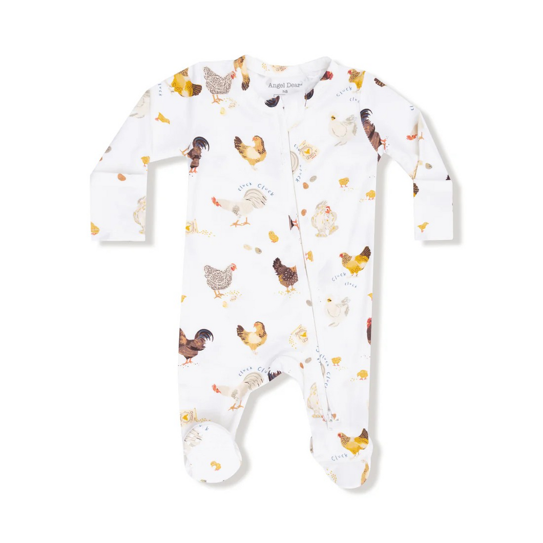 Collector Chickens 2 Way Zipper Footie