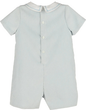 Load image into Gallery viewer, Soft corduroy construction meets playful design in this charming boy bubble from Luli and Me. Perfect for little ones who love comfort and style, this one-piece features a relaxed fit and sweet details that make getting dressed fun. Ideal for everyday wear or special occasions.
